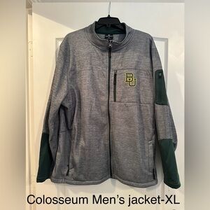 Baylor Bear. Colosseum jacket. XL. Full zip.